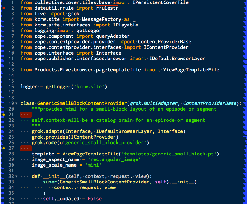 Flake8 shows unused import and trailing whitespace issues.