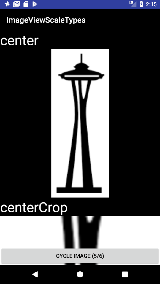 tall image in app